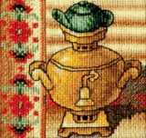 "Самовар с зеленым чайником" Н-528