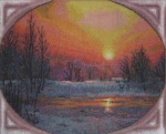 "Зимний закат" арт. ПС-358