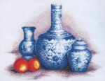 "Голубые вазы" арт. В-087