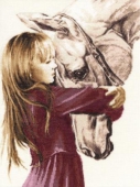 "Девочка с лошадью" арт. СВ-016